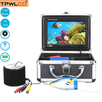 Kit de caméra vidéo de pêche sous-marine HD 7 pouces avec câble de 15 m et 12 LED blanches, 1000TVL