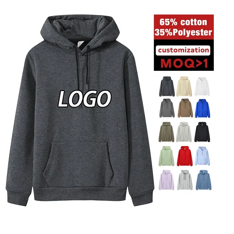 Rightdo 430 Gsm Fleece Blank Hoodies Plain Großhandel Heavyweight Overs ized Herren Hoodies Sweatshirts