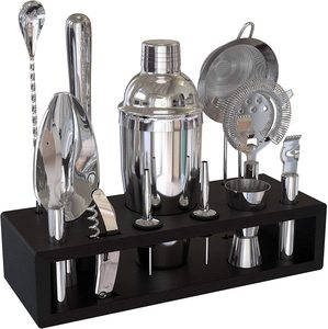 Kit de barman en acier inoxydable Accessoires de bar avec support pour Re:Find Tom's Town Beluga <span class=keywords><strong>Hanson</strong></span> of Sonoma - Product Image 1