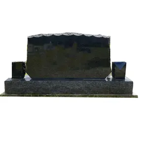 Koyu gri ggranite granit mezar taşı anıt mezar taşı mezar taşı