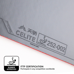 Boli Celite ITTF-Approved Table Tennis <strong>Rubber</strong> Non-Tacky <strong>Rubber</strong> with Cake Sponge - Product Image 5