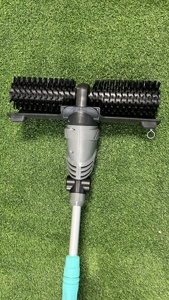 300W Electric Synthetic <strong>Artificial</strong> <strong>Grass</strong> Cleaner Lawn Turf Sweeper Broom <strong>Rake</strong> Yard Power Brush Machine for <strong>Artificial</strong> <strong>Grass</strong> - Product Image 5
