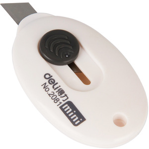 Couteau utilitaire miniature Deli n°2081, lame en acier inoxydable, coupe-papier portable pour étudiants et usage bureautique - Product Image 4