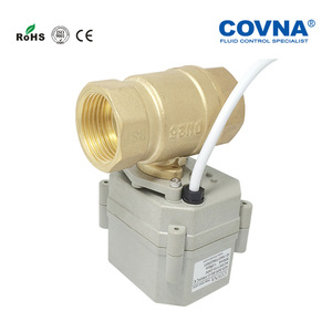 Vanne à boisseau sphérique électrique Covna DN15 DN20 DN25 DN32 110V 220V à réinitialisation automatique pour le contrôle de l'air à usage industriel - Product Image 4