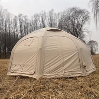 Dôme de camping gonflable OEM ODM, taille personnalisée, tissu, installation facile, abri dôme gonflable pour événements extérieurs