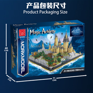 Luhu mork 032102 lâu đài ma thuật lớn khó khăn cao xây dựng khối lắp ráp mô hình kỳ nghỉ Quà Tặng moc - Product Image 6