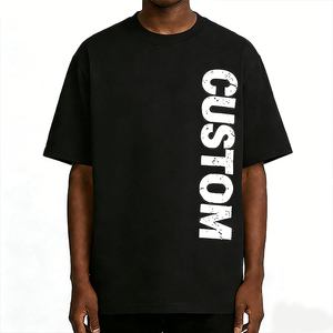 T-shirts en coton blanc uni pour hommes avec logo OEM personnalisé, 100% coton, tailles <span class=keywords><strong>S</strong></span> à 5XL, col rond, motif uni, manches courtes, tissu jersey - Product Image 1