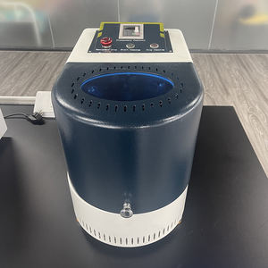 เครื่องบดแบบลูกกลิ้งขนาดเล็กสำหรับห้องปฏิบัติการ พร้อ<span class=keywords><strong>ม</strong></span>โถบด 4 ใบ และตัวล็อคสำหรับการผลิตเซลล์แบตเตอรี่ลิเธียมแบบเหรียญ - Product Image 2