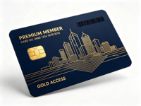 Tarjeta PVC de Contacto con Transferencia de Impresión Personalizada, Lámina Dorada/Plateada, Tarjeta Inteligente VIP con Chip y Código de Barras