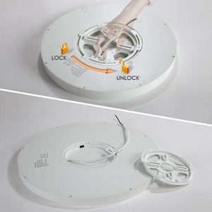 Hotel hogar cieling luces plafond lámpara cilling LED 18-70W regulable tuya superficie inteligente montada luz de techo redonda - Product Image 5