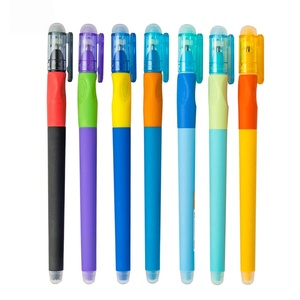 Stationery Wholesale Ergonomic Heat Vanish Erasable Gel Pen with Universal Eraser for Office School Uses - Product Image 4