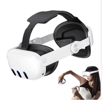 Accessoires VR confortables Sangle de soulagement de la pression de la tête du casque VR pour Meta Quest 3 Elite