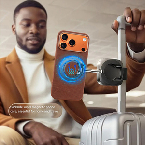 Coque de téléphone magnétique tissée technologique tendance pour iPhone 17 16 15 14 13 12 Pro Max 17 Air avec cadre métallique pour appareil photo et protection antichoc - Product Image 4