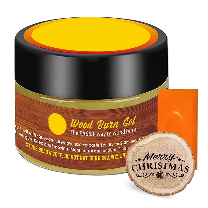 Wooden Burning Paste Create Beautiful Art in Minutes, Personalize Your Craft