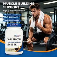 Supplément en Poudre de Protéines de Lactosérum Isolat BCAA pour le Soutien de la Masse Musculaire Maigre, Superaliment de Santé, Vente en Gros OEM