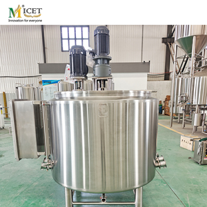 MICET 800L 1000L 1500L SUS304 Tanque de mezcla Tanques de acero inoxidable con agitador Calefacción eléctrica Tanque personalizado para bebidas <span class=keywords><strong>Mead</strong></span> - Product Image 3