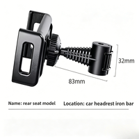 Support de téléphone et tablette pour voiture, robuste, antidérapant, 360 degrés, pour tableau de bord, appuie-tête, pour camion, SUV, fourgonnette, navigation