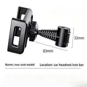 <span class=keywords><strong>Support</strong></span> de téléphone et tablette pour voiture, robuste, antidérapant, 360 degrés, pour tableau de bord, appuie-tête, pour camion, SUV, fourgonnette, navigation - Product Image 4