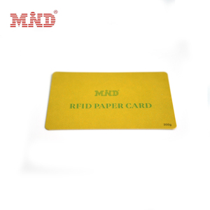 Tarjeta NFC de papel ecológico de estampado en caliente de color personalizado de gama alta - Product Image 4