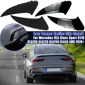 2 pièces - Spoiler de pare-chocs arrière pour Benz H247 GLA200 GLA220 GLA250 GLA35 GLA45S AMG Line / Mercedes CLA Class Sport C118 2020+ - Product Image 1