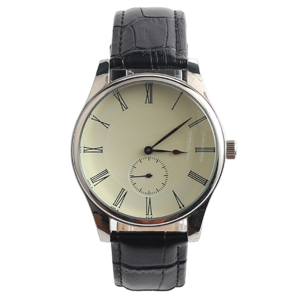 2022 Customization Small Second Hand Pe45 Movement Quartz Watch Men Classic Leather Strap Fashion Sport Quartz Watch