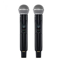 Microphone sans fil numérique à quatre canaux ULXD4Q S58 Beta58, 4 XLR indépendants pour renforcement sonore professionnel