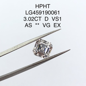 メッシジュエリーIGI 1ct 2ct 3ct 4ct 5ct DカラーVSクラリティ合成CVD HPHTアッシャーカットラボ成長ダイヤモンド - Product Image 4