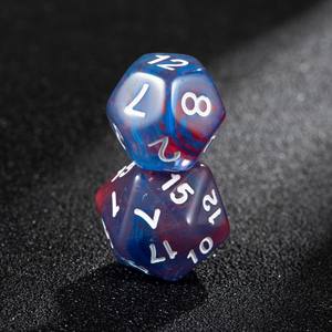 ชุดลูกเต๋าอะคริลิคทรงหลายเหลี่ยม 7 ชิ้น แบบขายส่ง สำหรับเกมกระดานและเกมวิ่ง พร้อมโลโก้สั่งทำพิเศษ - Product Image 5