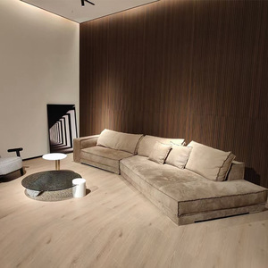 Nordic italiano minimalista tessuto angolo divano Set piccolo soggiorno amichevole rimovibile Design unico lavabile - Product Image 1