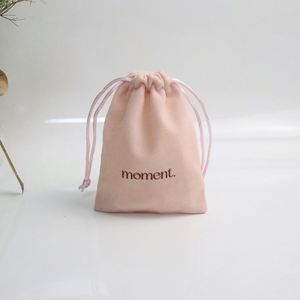 Custom Logo Velvet Dust <b>Bag</b> for Jewelry for Rings Necklaces Earrings and Bracelets Recyclable <b>Makeup</b> Cosmetic Support - Product Image 4
