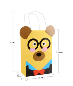 Bolsas <span class=keywords><strong>de</strong></span> Regalo <span class=keywords><strong>de</strong></span> Papel Kraft con Diseño <span class=keywords><strong>de</strong></span> Animales <span class=keywords><strong>de</strong></span> la Selva, León, Safari, Zoológico, <span class=keywords><strong>para</strong></span> <span class=keywords><strong>Fiestas</strong></span> <span class=keywords><strong>de</strong></span> <span class=keywords><strong>Cumpleaños</strong></span> Infantiles - Product Image 2