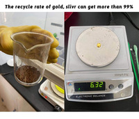 Máquina de recuperación de oro de metales preciosos, máquina de reciclaje de placa madre Pcb, chatarra de oro Cpu
