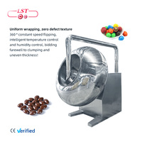 Nieuwe batch suikercoatingmachine 800mm chocoladecoatingpan notenmachine voor chocoladeproductiemachine met melk, water en maïs