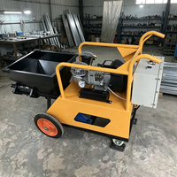 Machine polyvalente de pulvérisation de mortier de ciment de petite taille 3-6m²/h pour murs et plafonds de garage