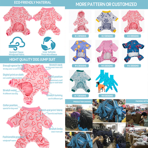 Colwork-mono impermeable de lana para perro y gato, nuevo Mono de punto para invierno, transpirable, cálido, con patrón de corazón y nieve - Product Image 3