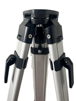 Trépied de mesure en aluminium léger à vente chaude avec verrouillage rapide pour instruments de mesure, niveau laser, théodolite