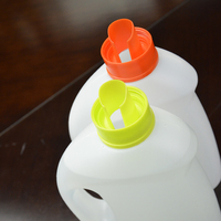 Bouteille vide de 2 litres en PEHD rose pour lessive avec bouchon à vis, finition mate, options 1,5L/3L, emballage de lotion, pompe IBottle