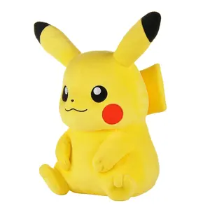 Peluche originale Gengar Pikachu Charizard vera bambola di peluche morbido Kawaii simpatico cartone animato Piplup giocattoli per bambini regalo