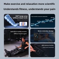 Bottes de massage à compression d'air 2026 pour la récupération musculaire – Version rechargeable à ondes d'air