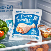 Sacs sous vide thermoscellables personnalisés, finition brillante, haute qualité, pour congélation de viande et fruits de mer, emballage alimentaire, sacs en Mylar de qualité alimentaire