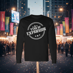 T-shirt a maniche lunghe Year Of Expansion dal design premium - Product Image 3