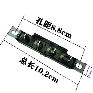 Interrupteur à quatre boutons, 4 touches, 3 positions, contrôle de la vitesse du ventilateur, distance entre les trous de 8.8cm, longueur de 10.2cm, pour pièces de ventilateur électrique - Product Image 1