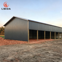 Taller Metálico Prefabricado Industrial, Proyecto de Ingeniería Real, Almacén de Estructura de Acero de Espacio Abierto