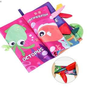 2025 livre <span class=keywords><strong>de</strong></span> tissu <span class=keywords><strong>de</strong></span> bébé d'apprentissage écologique livre <span class=keywords><strong>de</strong></span> <span class=keywords><strong>bain</strong></span> <span class=keywords><strong>de</strong></span> bébé imperméable éducatif pour les enfants - Product Image 1