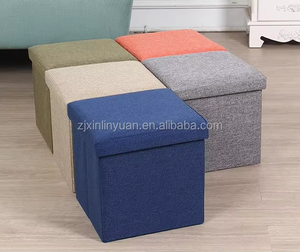 Meuble de rangement pour chambre d'enfant, <span class=keywords><strong>pouf</strong></span> <span class=keywords><strong>cube</strong></span> avec rangement - Product Image 5