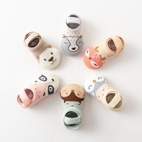 Chaussettes pour bébé personnalisées de haute qualité, bon marché et mignonnes, en coton biologique, chaussettes pour bébé fille, chaussettes pour bébé, chaussettes de sol pour tout-petits, dessin animé