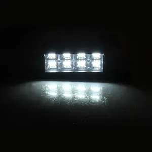 Rutense luz led para carro, 96w condução névoa offroad luz de carro de trabalho 12v 24v led universal feixes de led luz de trabalho bar holofote lâmpada