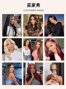 Pelucas de Cabello Humano Virgen con Frente de Encaje Ondulado para Damas - Cabello Largo y Rizado - Product Image 6