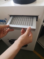 Nouveau collecteur de poussière mobile industriel vertical Moland avec bras d'extraction, haute efficacité 99,9%