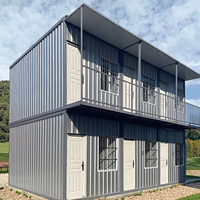 Personnalisée en usine Meilleures petites maisons modulaires préfabriquées préfabriquées de 20 pieds et 40 pieds Maison conteneur pré-construite à plat